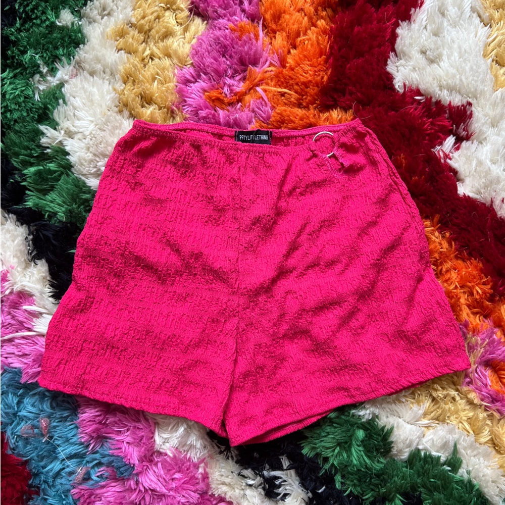 PRETTYLITTLETHING fuchsia shorts